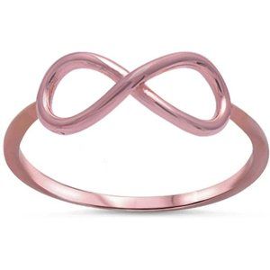 Plain Rose Gold Infinity Ring